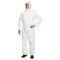 DUPONT Chemikalienanzug PROSHIELD Einwegoverall Größe M-XXXL – Polyethylen – antistatisch – atmungsaktiv – weiß