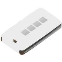 Teko 13124.47 Telecomando 71.5 X 39.3 X 11.5 Abs, Zinco Bianco, Cromo 1 Pz.