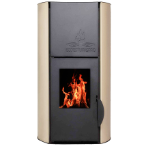 Ecoestufaspro - Hidroestufa De Pellets Hydra 18 Marfil, 18kw, Hasta 150m4