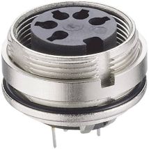 Lumberg 0307 08-1 Connettore Circolare Din Presa Verticale Numero Poli (num): 8 Argento 1 Pz.