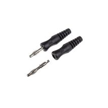 Zehnder - 103-4981 - 5 X Banana Plugs 4mm Male 50v 16a - Black