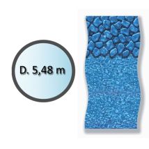 Liner De Canto Rodado Redondo De 5,48 M Para Piscinas Elevadas - Li1848sbo Swimline