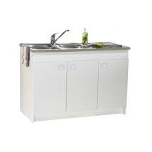 Unterspülbecken Decliq S13n22090 2 Türen 90x60 Cm