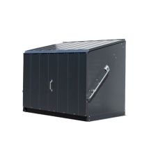 Metall Gerätebox Fahrradgarage Stowaway Anthrazit 88x136x112 Cm - Trimetals