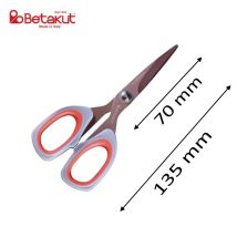 Forbici Betakut Titanium 135mm – Acciaio inox rivestito titanio – Manici ergonomici – 40g