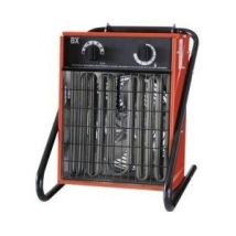 Calefactor portátil BX 5 E – 7330334112203 – Potencia: 2.5/5.0 kW – Caudal de aire: 500 m³/h – Metal galvanizado – Termostato integrado