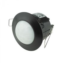 Sensore Di Movimento Pir Da Incasso Per Soffitto Fino A 600w Ip20 Nero Ecolight Ec20337