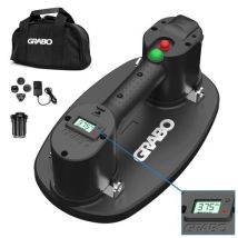 Grabo – Pro Cordless Vacuum Suction Lifter – Lifting Capacity 375 lbs – Heavy-Duty Carry Bag Included