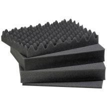 Schaumstoffeinlage für Werkzeugkoffer – 25 kg/m³ – Schaumstoff mit Würfeln und Wellen – Schutz gegen Kratzer und Stöße