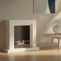 Azura Home Design - Bioethanol Biokamin Tecno Air Camogli 2.0kw Weiß- Bioacamo B