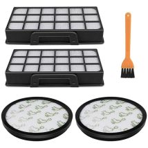 Kit De Filtres Aspirateur Compatible Pour Rowenta X-trem Power Cyclonic Filtre De Rechange Accessoires Zr006001