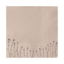 Eglo Servietten Mahuli Taupe 16,5 X 16,5 Cm - 20er Pack Servietten