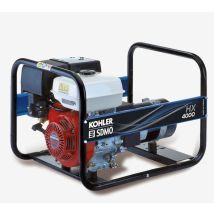 SDMO Generator HX 4000 C5 – Tragbarer Stromerzeuger – 4000W – Benzin – 1-Phasen – Elektrostart – Geräuschpegel 65dB – 12h Autonomie