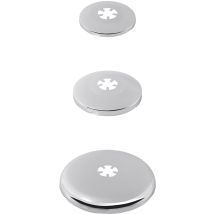 Stedo Schubrosette, D = 65, D = 32, H = 15 Mm, Ms. Verchromt