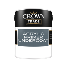Crown Trade Acrylic Primer Undercoat - White - 5l
