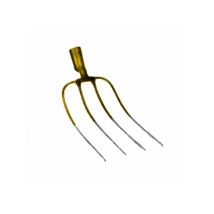 Forca 4 Denti Oro – Acciaio speciale forgiato – 310mm x 230mm – 4 denti – Styria