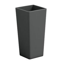 Veca - Vaso Clou Quadrato Con Cache-pot 65 Cm - Cioccolato