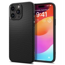 Spigen Liquid Air Iphone 15 Pro Mattschwarz
