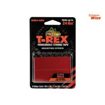 T-rex - Extreme Hold Mounting Strips 2.54 X 7.62cm (pack 8) - Shu286252
