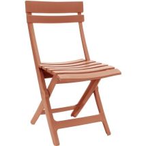 Grosfillex Miami Sedia Pieghevole Terracotta Confortevole