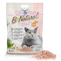 Litière Végétale Benatural À Base De Tofu, Parfum Pêche 5,5 Litres