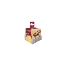 Keks-block Aus Holz Mit 5 Motiven + Ausstecher - Zauberer - Scrapcooking