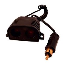 Htc Equipement - Doble Tomacorriente Para Encendedor 12/24v Con Fusible De 10a