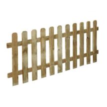 Lasa - Pannello Staccionata Recinto In Legno Trattato Per Recinzione Giardino 100xh80 Cm.