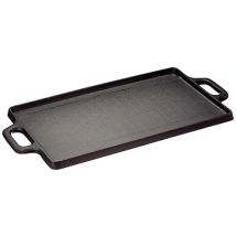 Baumalu 385224 - Bistecchiera In Ghisa, Utilizzabile Su Entrambi I Lati, Nero, 38 Cm