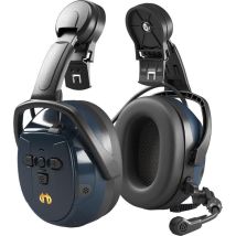 Auriculares MP Xstream – Reducción de ruido – Color negro-azul – Aprobación EN 352-1 – 80 horas de funcionamiento