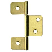 Hettich Lamellentürscharnier Stahl, Vermessingt, 29 X 88 Mm, 1 Stück Lamellentürscharnier