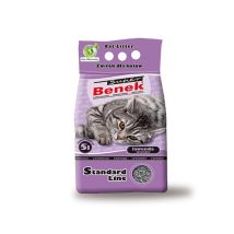 Lettiera Per Gatti Super Benek Standard Alla Lavanda, Confezione Da 5x5 Litri