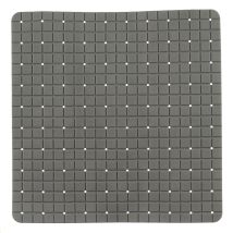 Badematte BRICK – rutschfest – 50 x 50 cm – PVC – 0,7 cm dick – Badezimmermatte – wasserabweisend – leicht zu reinigen