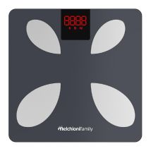 Melchioni Family - Intelligente Personenwaage Mit App – 13 Messparameter, Kompatibel Mit Alexa & Google Home, 180 Kg Kapazität