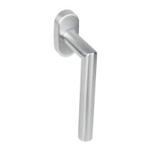 Manilla para ventana L con rejilla esférica 90° - Leva-Ø 10mm - Pasador cuadrado 7mm - Longitud de agarre 135mm