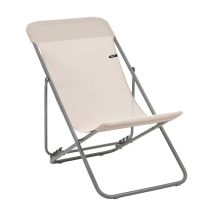 Mehrpositions-klapp-liegestuhl : Breite 52 Cm - Transatube 2 - Batyline Iso - Beige Coquillage - Lafuma Mobilier