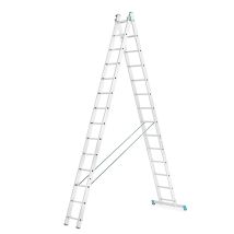 Leiter Experten - Scala Componibile 2x7 Pioli - Lunghezza Spiegata 3.14m - 7507