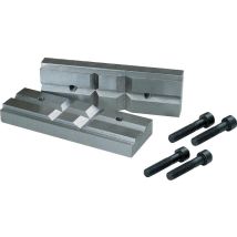 Prismenbacke 100mm – Normal-Prismenbacken für Maschinenschraubstöcke – Satz mit 4 Schrauben