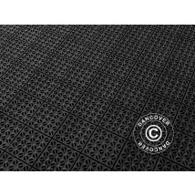 Kunstoffboden, Basic, Multiplate, Schwarz, 1,23 M² (4 Stk) - Dancover