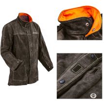 Stamos Welding - Schweißerjacke Schweiß Jacke 'xl' Echtes Rindsleder Gr Xl Leder Schweißen Stamos