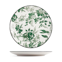 6 X Assiettes Margaret - 27cm - Porcelaine - H&h