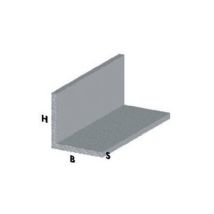 5 X Profilo Cromo H.100 Cm Angolare 15x15x1 Mm