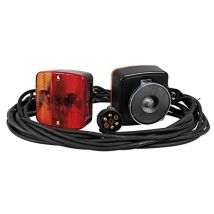 Kit De Señalización Negro Para Remolque Seguridad Spotlight