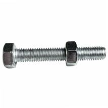 Vissal - Sechskantschraube Viswood Verzinkt Ø12 X 80 Mm (packung Mit 10)