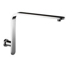 Duscharm aus verchromtem Messing – Modell Lybra T – 330mm x 280mm – 1/2" G Wandhalterung – 12617