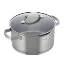 Brund Kookpan Avec Glazen Deksel 4l Rvs