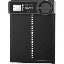 Automatic Chicken Coop Door With Timer/manual Mode, Anti-pinch Chicken Coop Door, Aluminum Alloy, Large Programmable Lcd Screen, Low Battery Warning