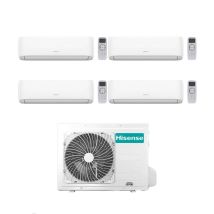 Climatiseur Hisense Hi Comfort Quadri Split 9+9+9+12 Avec 5amw105u4rqc Inverter Wi-fi R-32 Classe A++