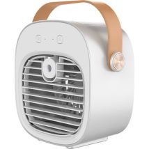 Tragbarer Luftkühler, Mini-klimagerät Für Den Persönlichen Gebrauch, 2-in-1-verdunstungskühler Mit Griff/luftbefeuchter/3-stufigem Ventilator Für 