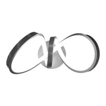 Aplique de pared Tesoro LED Cromo 15W – Diseño moderno – Iluminación interior – Minimalista